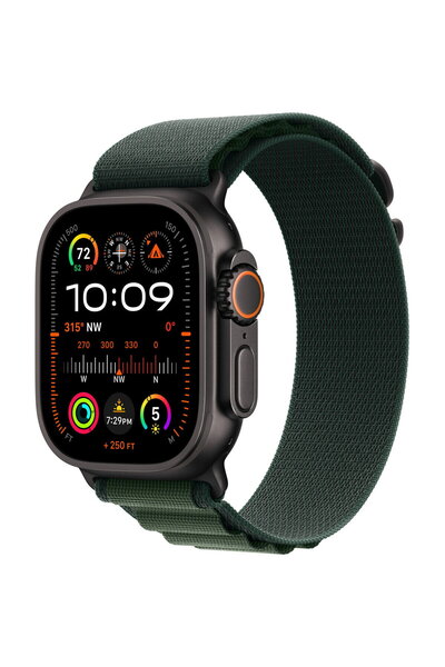 Apple Watch Ultra 2 49mm GPS+4G Titan Alpine Loop M Black/Green