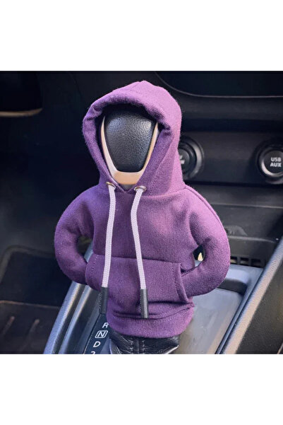 Choice1 غطاء مقبض ناقل الحركة للسيارة باللون الأرجواني، بتصميم سمكة قرش لطيفة...