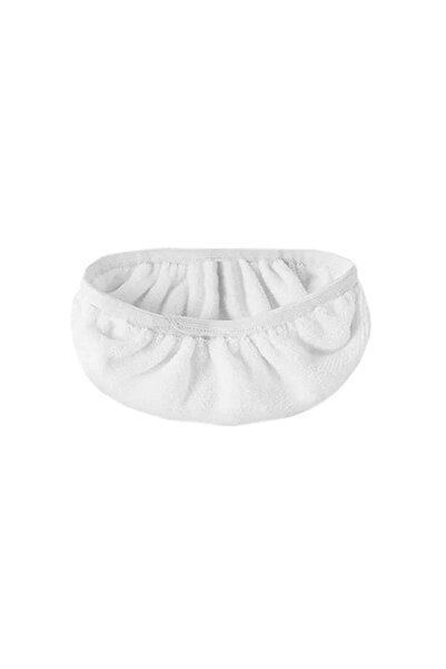 Choice1 قطعة قماش ممسحة مسطحة بيضاء اللون، مقاس 25.4 × 11.5 سم، مزودة بشريط م...