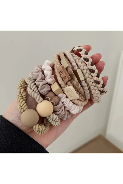 Choice 10PCs 10PCS Headband Leather Band Female High Ponytail Holster Hair Ac...