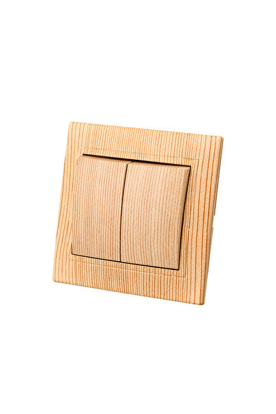 Choice3 مفتاح ثنائي الاتجاه أحادي الاتجاه، خشبي، قياسي أوروبي، مفتاح جداري كل...