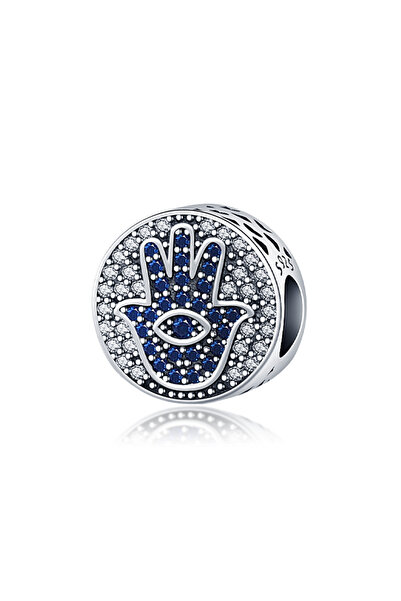 Choice51 PAC1003 قلادة من الفضة الإسترليني عيار 925 بتصميم فراشة زرقاء غامضة ...