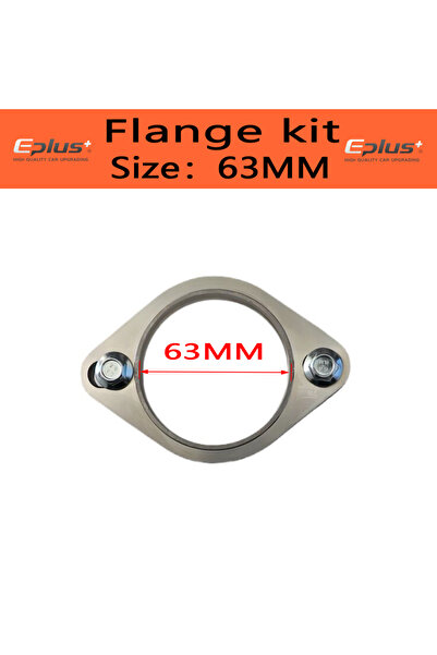 Choice1 طقم شفة كاتم صوت ماسورة عادم سيارة/دراجة نارية من إي بلس، مقاس 2.5 بو...