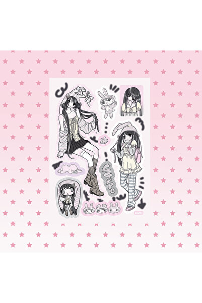 Choice15 16 1/32 قطعة من كتاب ملصقات دومي الكوري الجديد، صفحات داخلية، ملصقات...