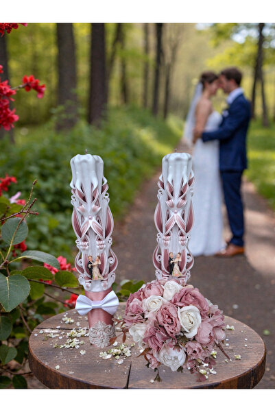 LumanariRegale Carved wedding candles