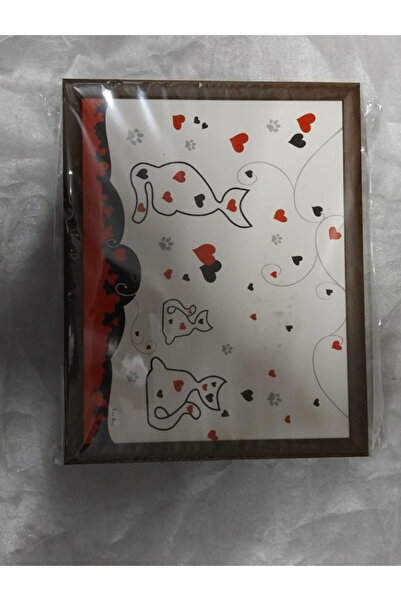 esdekor Cushioned Patterned Enjoyment Tray Breakfast Tray Cat