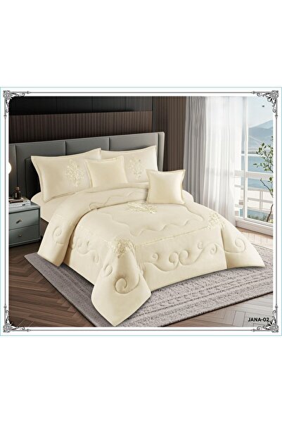 miral Single embroidered summer bedspread 160 x 210