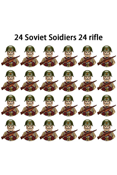 Choice7 ألعاب أطفال بيضاء، مجسمات جنود عسكرية من الحرب العالمية الثانية، لعبة...