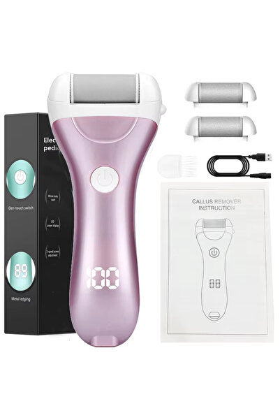 Choice1 pink Portable Electric Vacuum Adsorption Foot Grinder Electronic Foot...