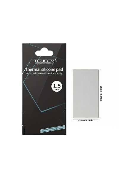 Choice4 85x45x1.5mm Thermal Silicone Pad 14.8 W/, 85*45mm, Non Conductive Hea...
