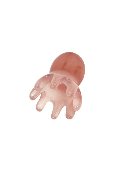 Choice 1 Pcs Amber Resin Octopus Massage Comb Head Meridian Scraping Scalp Ma...