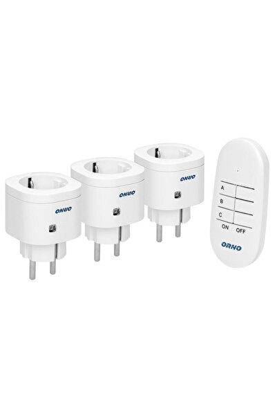 Orno Set 3 prize OR-GB-438(GS), Schuko, Wireless, IP20 (Alb)