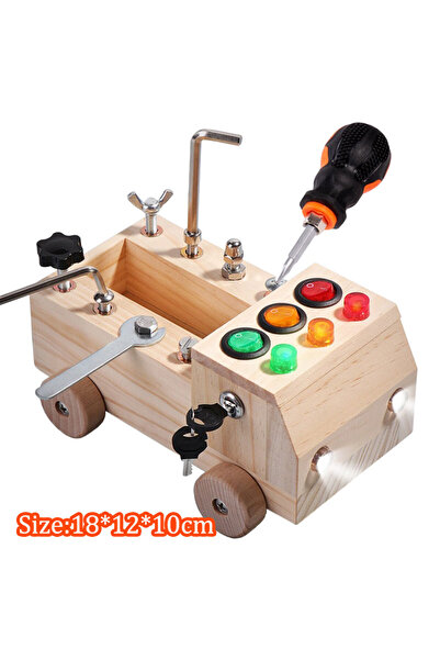 Choice22 لوحة أنشطة مونتيسوري ATS30219، ألعاب أطفال، مفتاح إضاءة LED، محاكاة ...