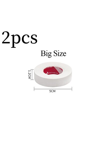 choice2 شريط عازل ياباني كبير الحجم، قطعتان، لفتان/3 لفات، لتركيب الرموش، خال...