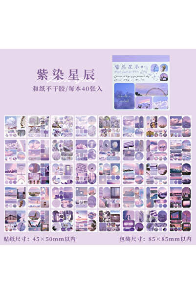 Choice3 كتاب ملصقات F6 مكون من 40 قطعة بتصميم أنيق - أدوات مكتبية كورية بطابع...