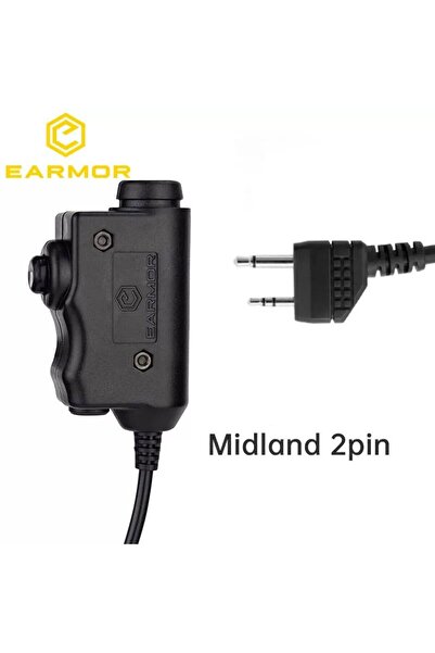 Choice7 سماعة رأس تكتيكية أصلية من طراز M51-MIL، مزودة بمحول زر التحدث (PTT) ...