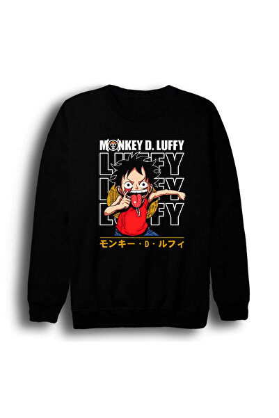 fame-stoned One Piece - Monkey D. Luffy - Anime Printed Unisex 100% Cotton Cr...