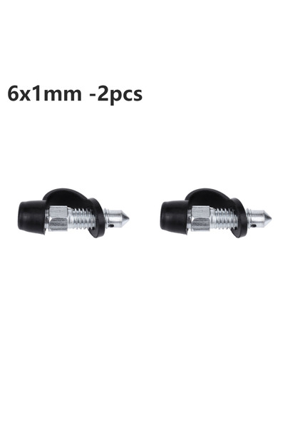Choice6 ALLOYSEED 6x1mm - قطعتان برغي تنفيس فرامل الدراجة النارية مضخة فرامل ...