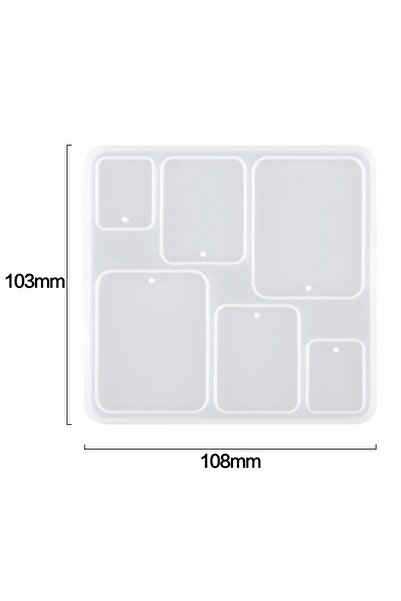 Choice10 09 قلادة أقراط جديدة من السيليكون الإيبوكسي المقوى بالأشعة فوق البنف...