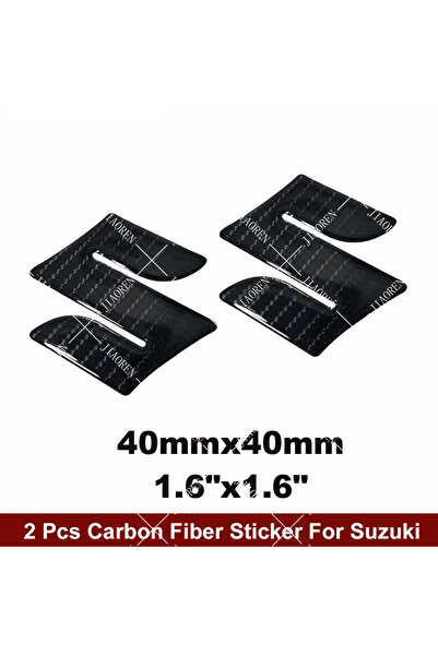 choice2 ملصق سوزوكي ثلاثي الأبعاد من ألياف الكربون 4x4 سم، ملصق لخزان وقود ال...