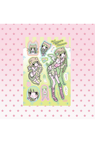 Choice22 09 1/32 قطعة دفتر ملصقات كوري جديد من دومي، صفحات داخلية، ملصقات لطي...