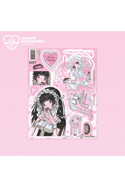 Choice3 03 1/9 ملصقات دومي الجديدة، أغلفة ورقية، شخصيات، فتيات، هواتف محمولة،...