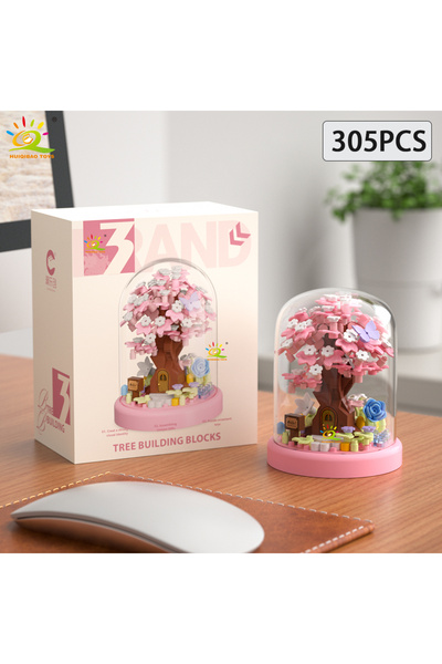 choice2 رقم 93 هويكيباو إم بيت شجرة صغير رباعي الفصول مع صندوق عرض، نموذج بنا...