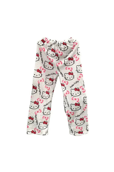 Choice6 بنطلون بيجاما سميك من بانداي بتصميم هيلو كيتي، مصنوع من قماش صوف ناعم...