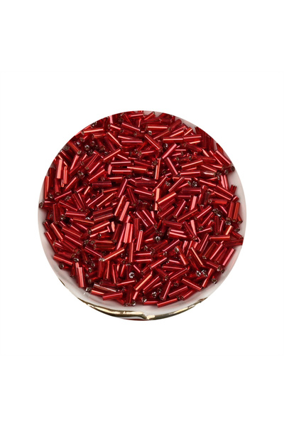 Choice7 2x6mm 500pcs S2605 6mm Silver Lined Glass Bugle Beads Clear Tube Loos...