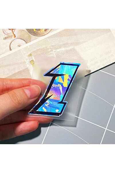 Choice16 height 10cm HTN01-Number1 1PC Arabic Numbers Motorcycle Stickers Ref...