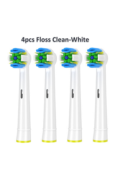 Choice12 ٤ قطع ٢٥ أبيض ٤-١٢ قطعة رؤوس فرشاة بديلة لفرشاة الأسنان الكهربائية أ...