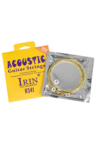 Choice1 مجموعة واحدة من أوتار غيتار إيرين الصوتية، مصنوعة من سبيكة سداسية ملف...