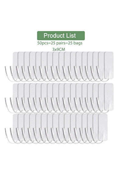 Choice1 50Pcs 3x9CM 10/20/30/50/100Pcs Self Adhesive TENS Massage Electrode P...