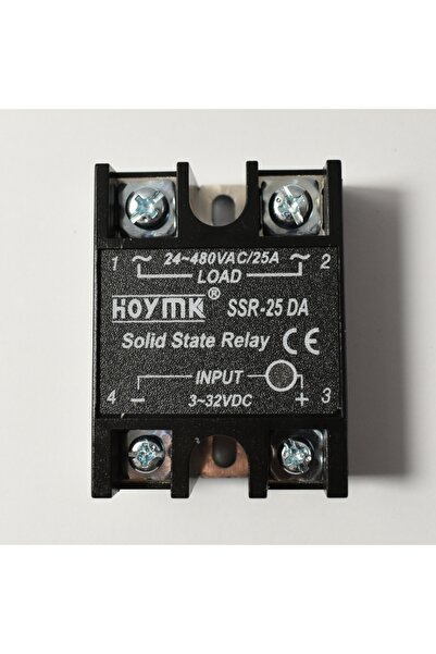 Choice5 DA (DC control AC) SSR-25DA (25A) 12V 24V Solid State Relay DC to AC ...
