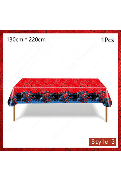 Choice21 مفرش طاولة واحد، زينة لحفلة عيد ميلاد سبايدرمان، أدوات مائدة للاستخد...