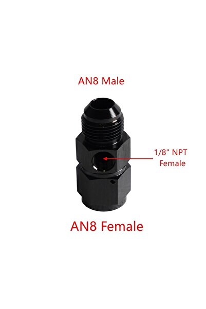 Choice1 AN8 AN6 AN8 AN10 AN12 1/8" NPT Oil Pressure Sensor Adapter Gauge Gage...