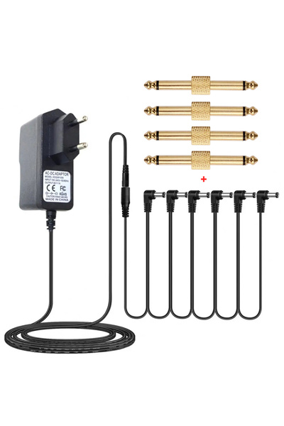 Choice28 Adpater Connector EU VIVLEX-Guitar Pedals Super Effects, Pedal Tuner...