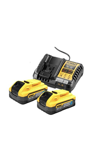 Dewalt Powerstack 5 Ah, 2 x 18V battery and charger set