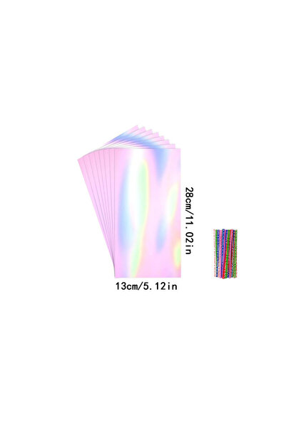 Choice9 60 قطعة، 13×28 سم، 15/30/60 قطعة، حقيبة هدايا من السيلوفان بألوان قوس...