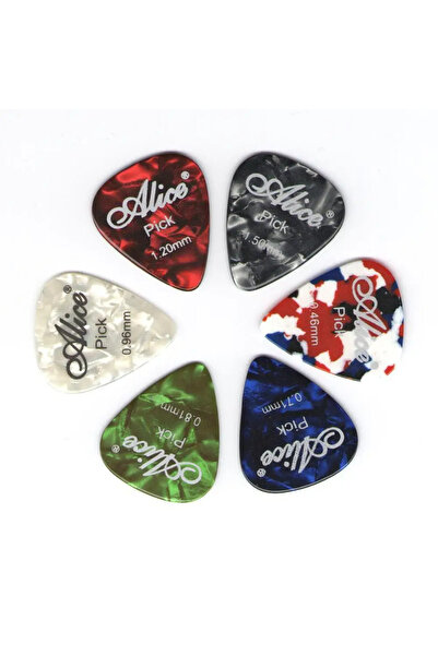 Choice 6 PCS Even mix Alice Guitar Picks 6pcs Celluloid Mediator Thickness 0....
