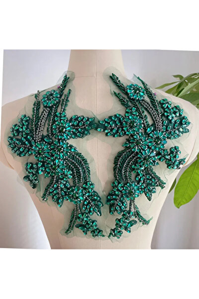 choice2 زوج واحد من أحزمة الخصر المصنوعة يدويًا من أحجار الراين اللامعة والمز...