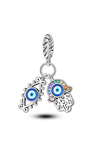 Choice84 KJC1262 قلادة من الفضة الإسترليني عيار 925 بتصميم فراشة زرقاء غامضة ...