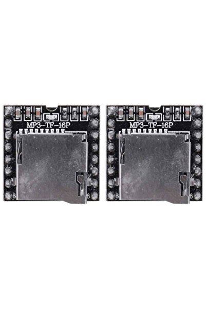 Choice4 2pcs Dfplayer TF Card U Disk Mini MP3 DF Player Audio Voice Module IO...