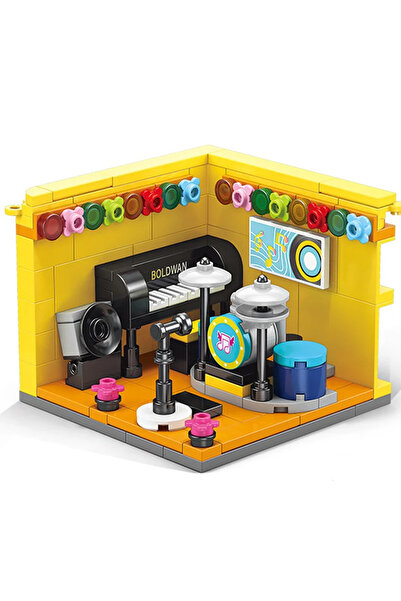 choice2 8969-3 1 PC Mini Street View Dreams House Racer Car Dtor Painter Musi...