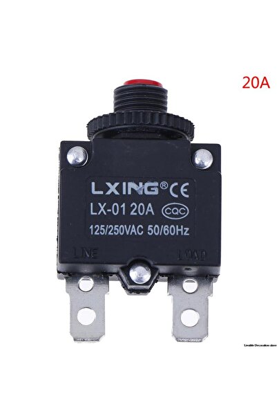 Choice6 20A 3-8A 10/15/20/30A Circuit Breaker Overload Protector Switch Fuse ...