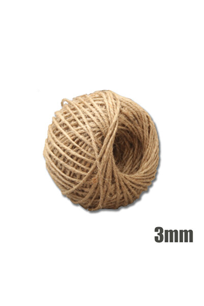 Choice1 3 مم 100 م 100 م 1 مم 2 مم 3 مم خيوط من الخيش الطبيعي، خيوط من الجوت،...