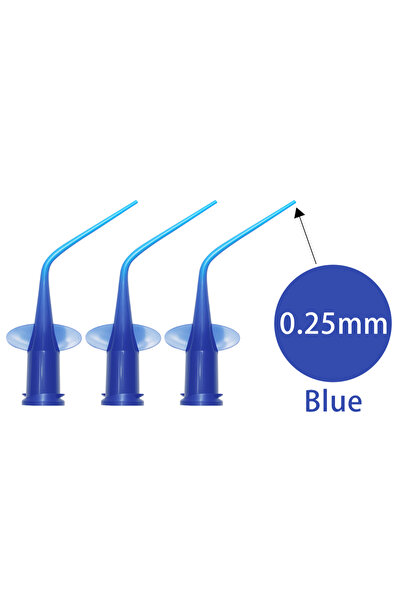Choice1 Blue 50pcs TJDent 50pcs/bag Dental Irrigation Syringe Tip Calcium Hyd...