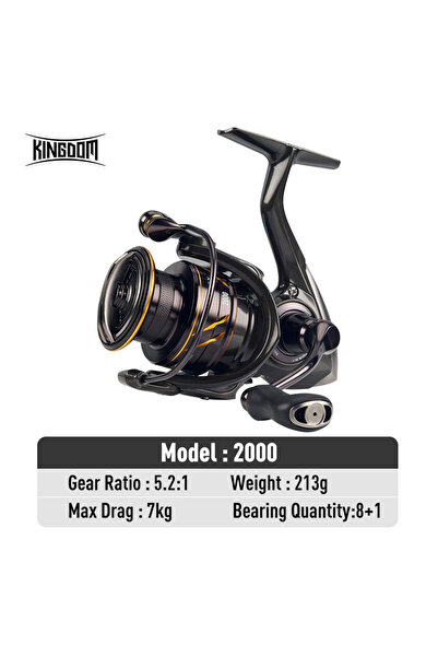 Choice4 بكرة صيد KINGDOM MT2000 Kingdom Micro Fly Pro، خفيفة الوزن للغاية، مز...