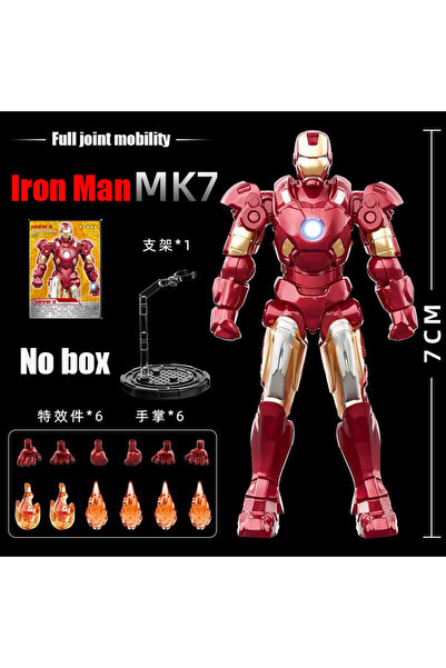 Choice6 OPP bag packaging MK7 Genuine Marvel Toys Iron Man MK123467Handmade A...