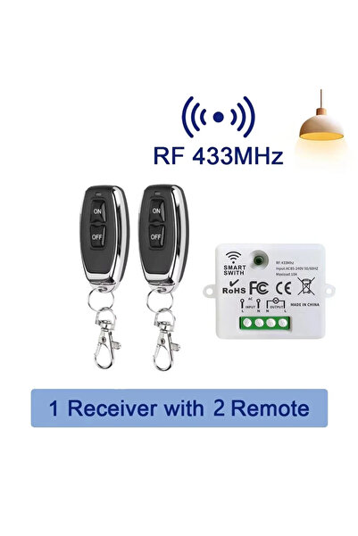 Choice3 مفتاح إضاءة ذكي لاسلكي صغير مع جهاز تحكم عن بعد بتردد 433 ميجاهرتز، م...